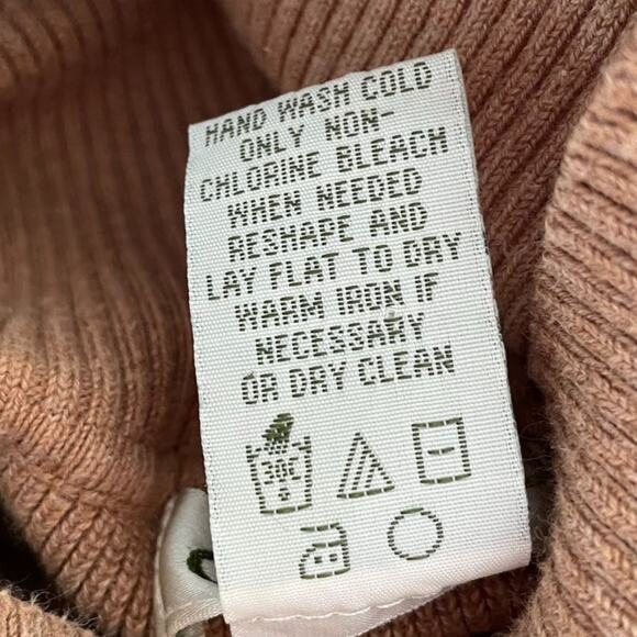 Orvis Ribbed Turtleneck Sweater Sz L - Picture 4 of 4